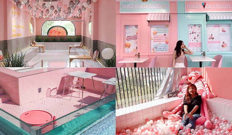 Top 50 mẫu quán cafe màu hồng đẹp nhất