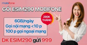 Gói ESIM290 MobiFone