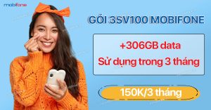 Gói 3SV100 MobiFone