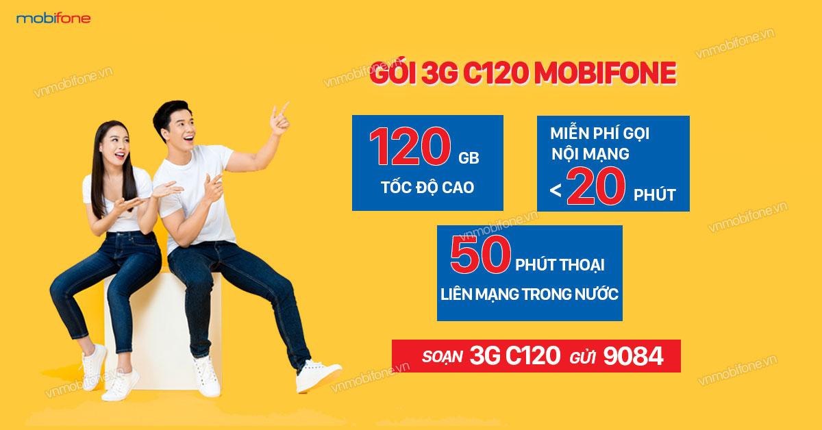 Gói 3G C120 MobiFone 