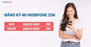 Đăng ký 4G MobiFone 25K
