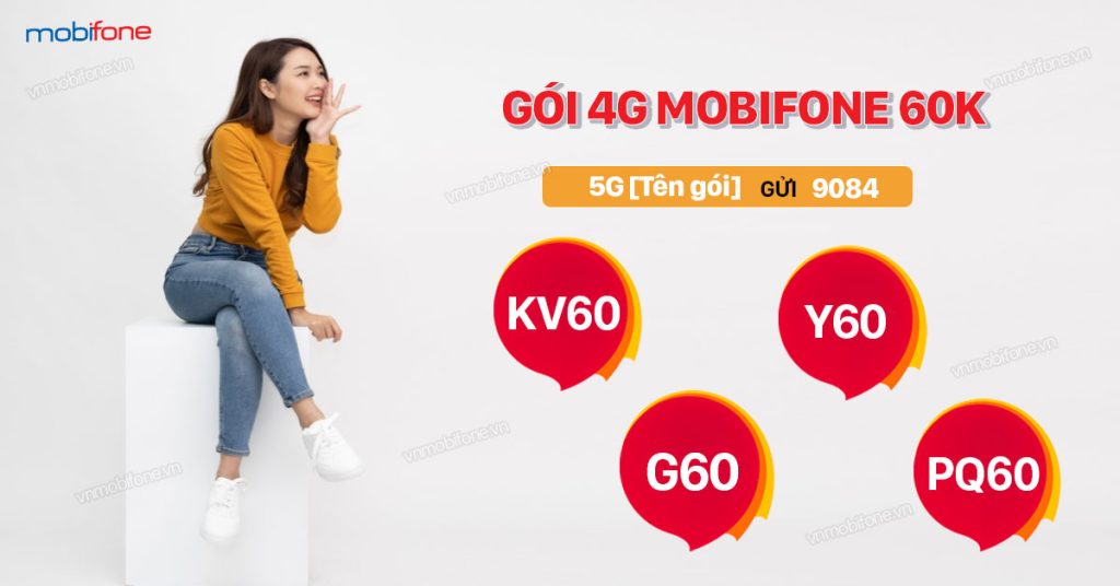 Gói 4G MobiFone 60K