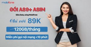 Gói A89+ ASIM MobiFone