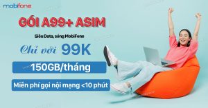 Gói A99+ ASIM MobiFone