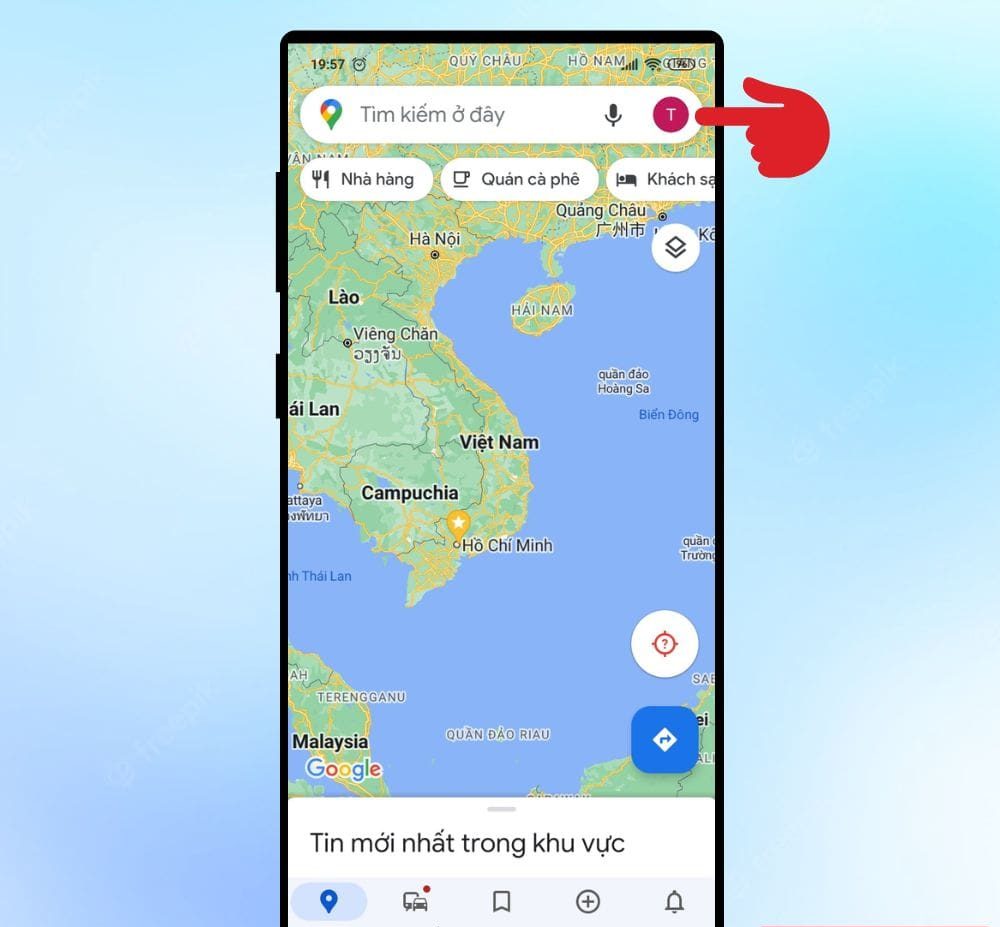 dong-thoi-gian-cua-google-maps-buoc-1-mo-google-maps-chon-bieu-tuong-tai-khoan-google
