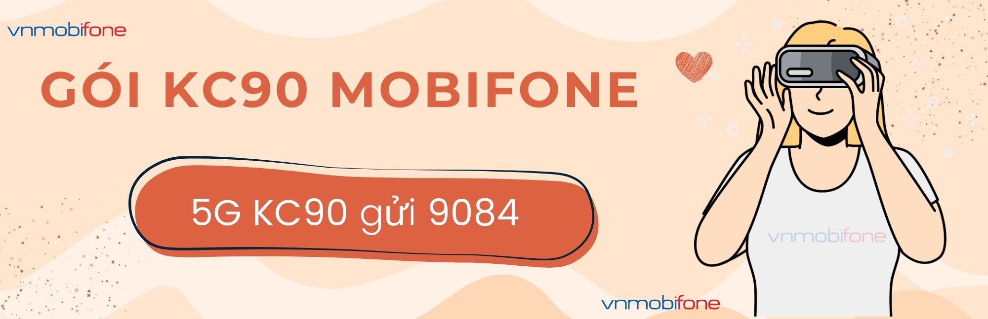đăng ký gói kc90 mobifone