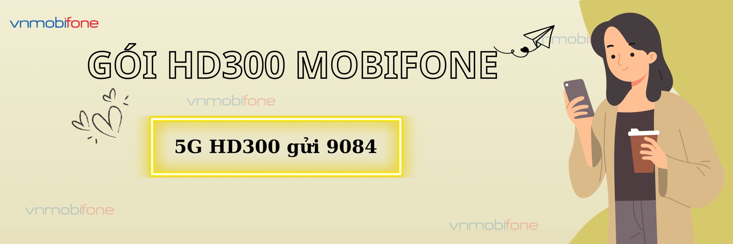 đăng ký gói hd300 mobifone